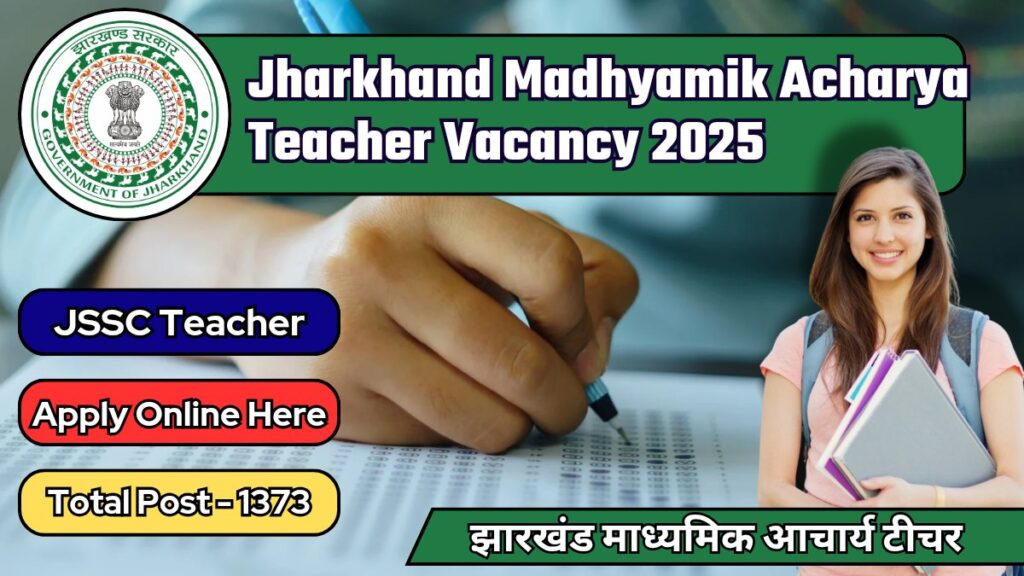 Jharkhand Madhyamik Acharya Teacher Vacancy 2025